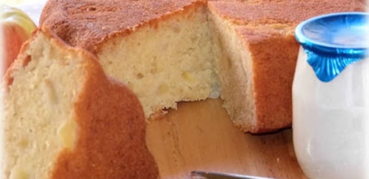 Gateau Moelleux Aux Pommes Amandes Et Yaourt De Brebis Recette