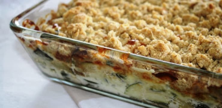 Crumble De Courgettes Au Camembert Recette Par Emilie