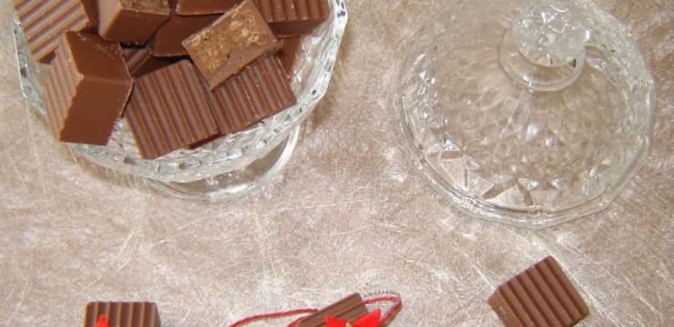 Le Bonbon De Noel Au Chocolat Au Lait Praline Recette Par Karine Cuisine