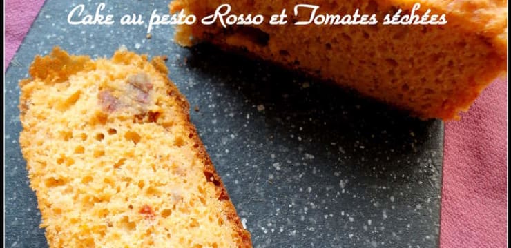 Cake Au Pesto Rosso Et Tomates Sechees Recette Par Alinecuisine