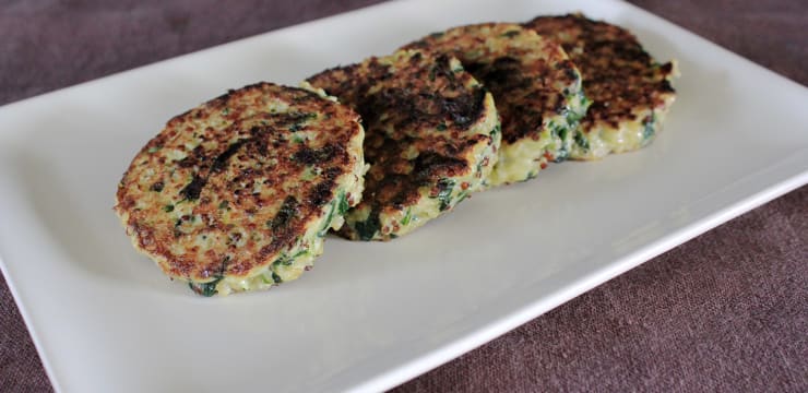 Galette De Quinoa Aux Epinards Recette Par Delizioso
