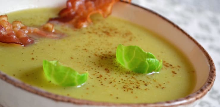 Soupe Aux Choux De Bruxelles Et Lard Grille Recette Par Ma