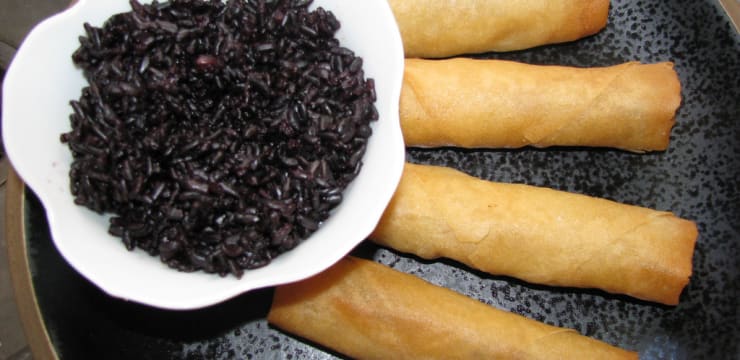 Recettes De Riz Noir Et De Crevettes