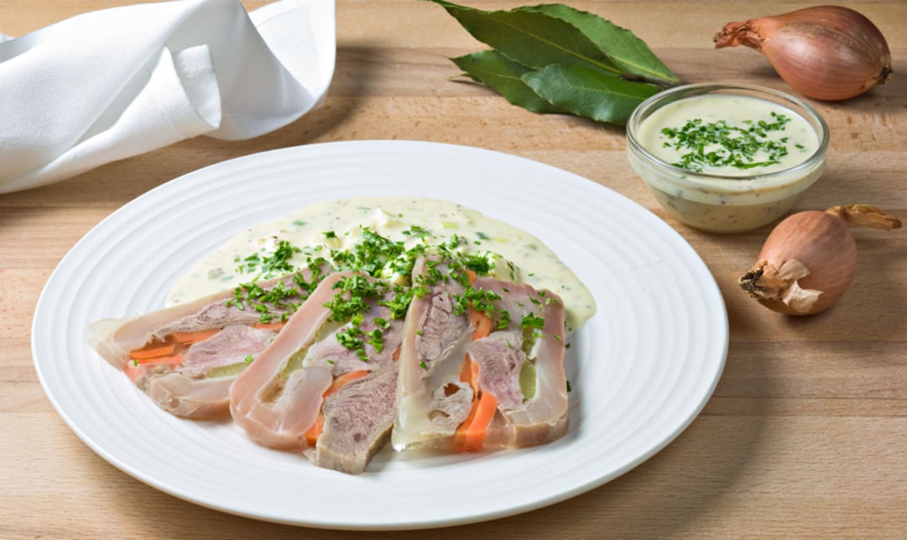 Tête de veau sauce gribiche