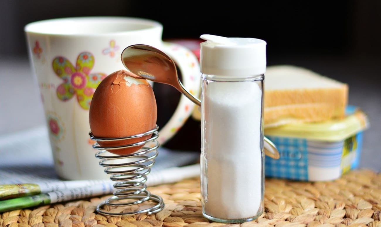 Oeuf coque au petit déjeuner