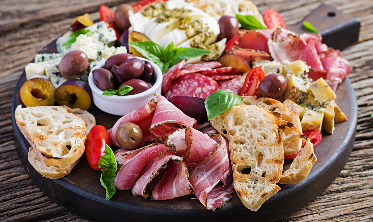 Assiette d'antipasti 