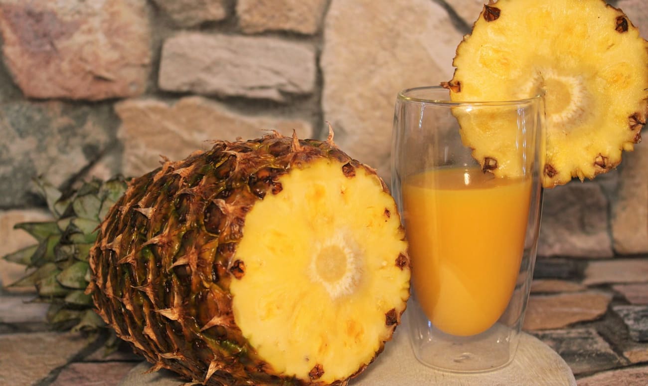 Jus d'ananas frais