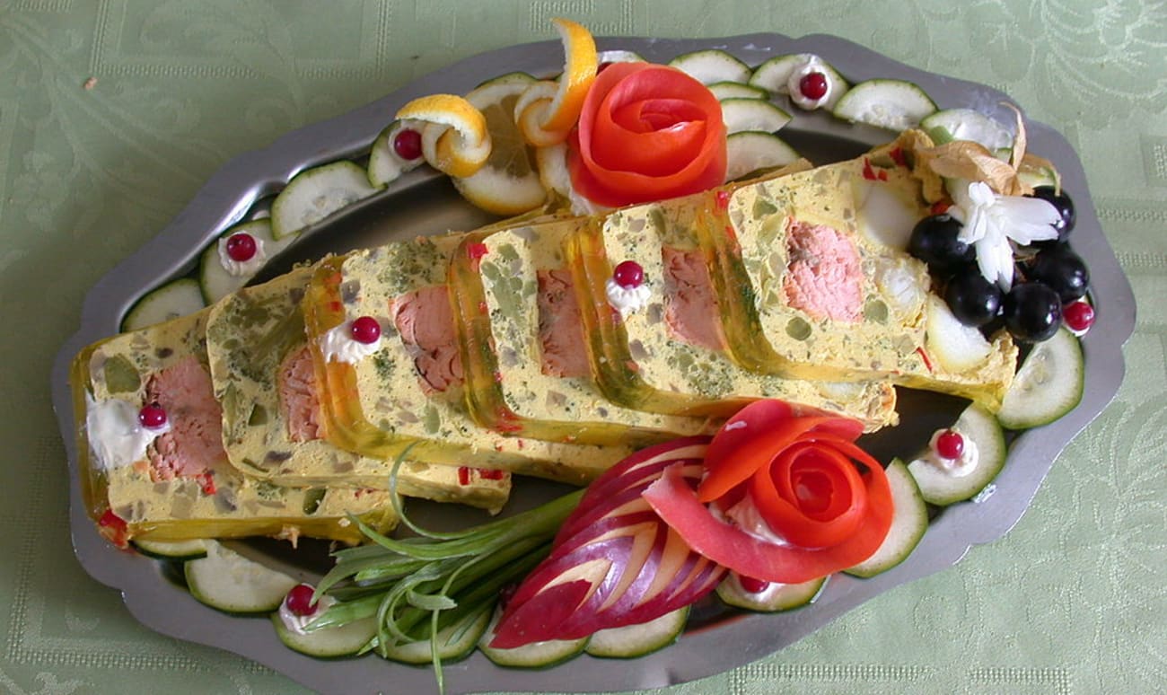 Recettes de terrine de poisson par Chef Simon Terrine de poisson en gelée, Terrine de