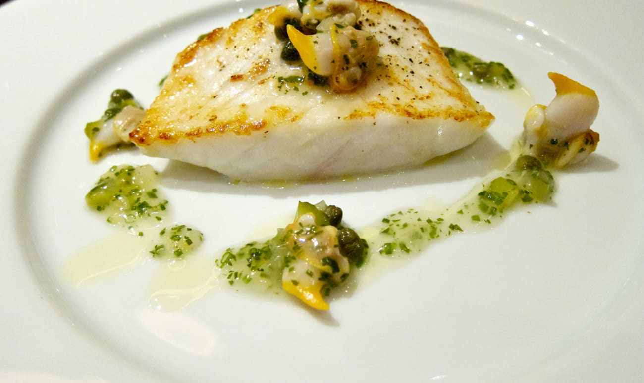 Turbot grillé