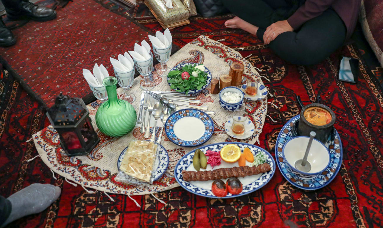 Restaurant de cuisine traditionnelle à Téhéran