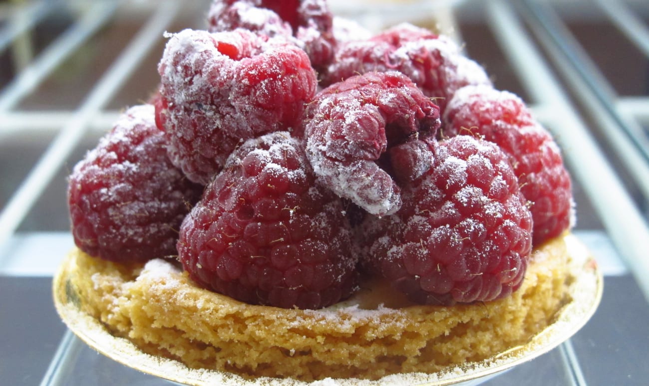 Tarte aux framboises