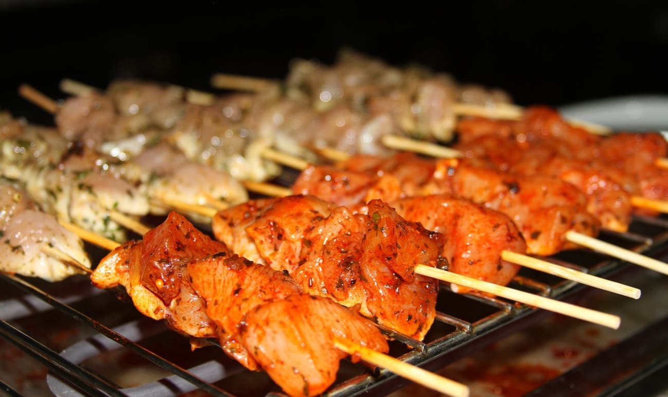 Brochettes de poulet