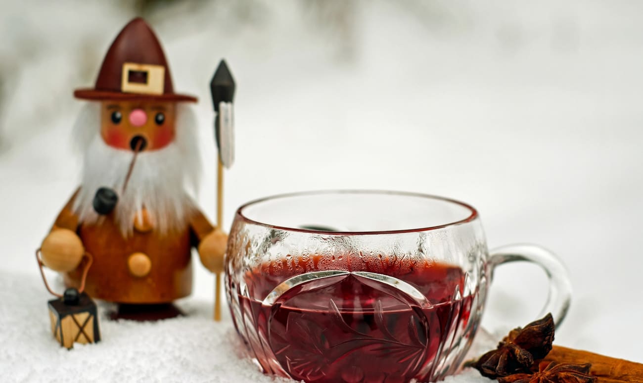 Verre de vin chaud