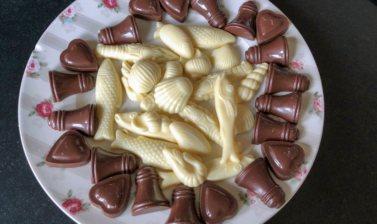 Friture de Pâques sur assiette