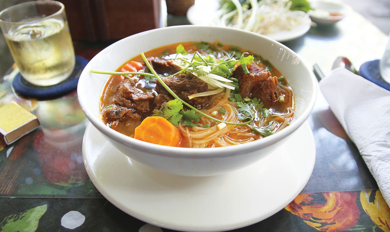 Soupe de nouilles au boeuf