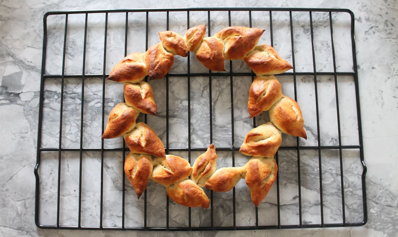 Pain couronne en épis