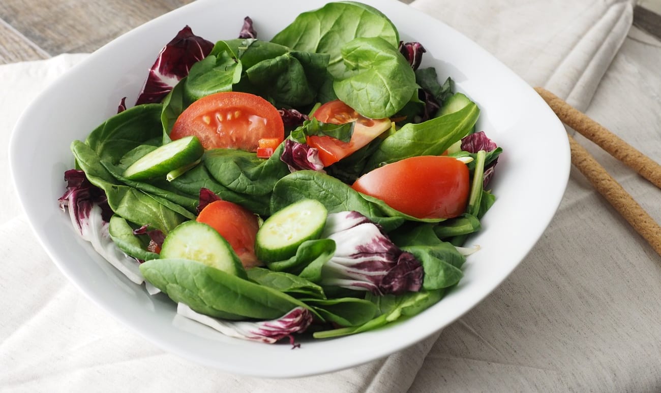 Salade tomates et concombres