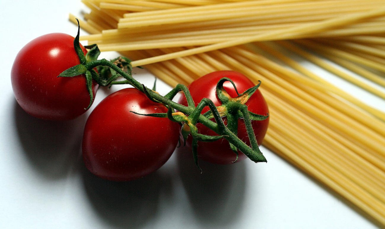 Spaghetti et tomates