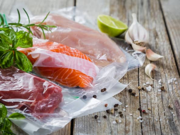 Techniques de cuisson sous-vide et basse température
