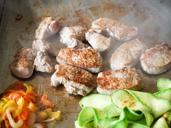 Noisettes d'agneau à la plancha