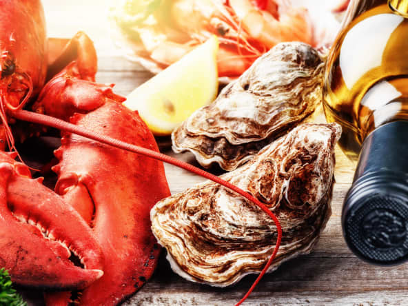Laquelle de ces appellations n'est pas recommandée pour accompagner les fruits de mer ?