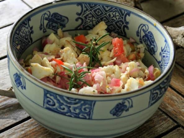 Salade de poisson de l'île Maurice