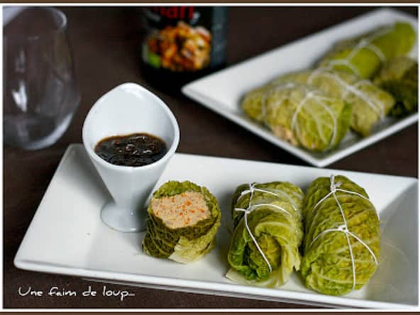 Chou farci à la chinoise