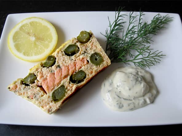 Terrine de saumon et asperges vertes