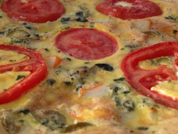 Quiche au surimi tomate express