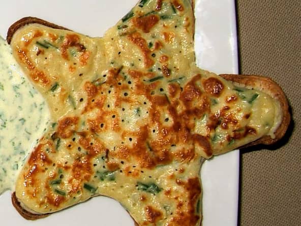 Blinis à la ciboulette