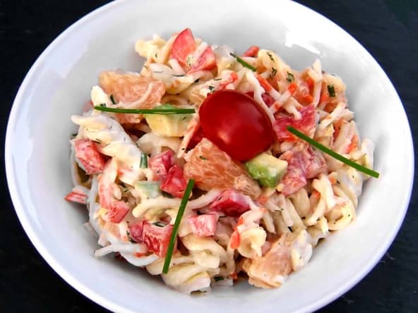 Salade de torsades au surimi