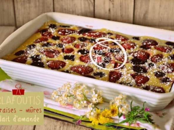 Clafoutis aux fraises mûres et lait d'amande à l'Omnicuiseur : un dessert frais et léger