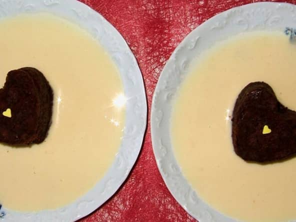 Coeur choco poire