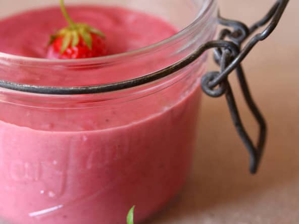 Curd aux fraises