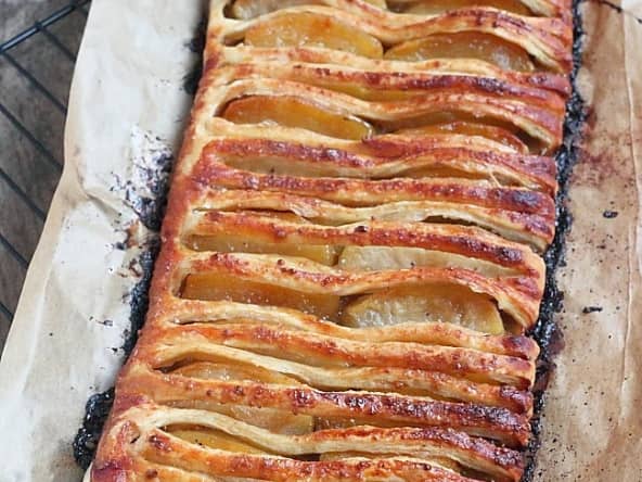 Jalousie pomme rhubarbe