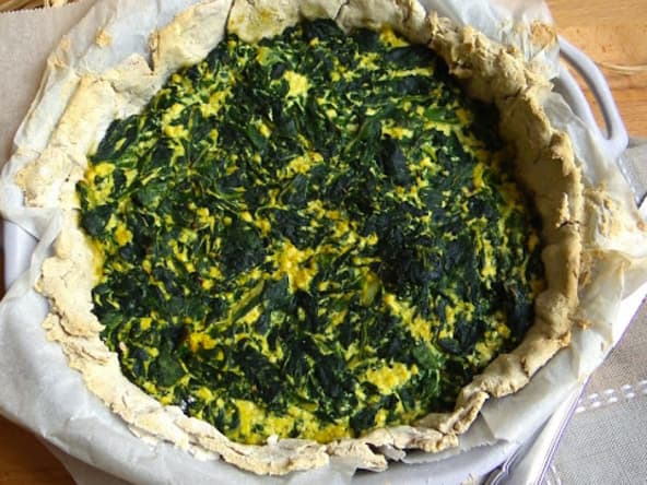 Quiche vegan aux blettes