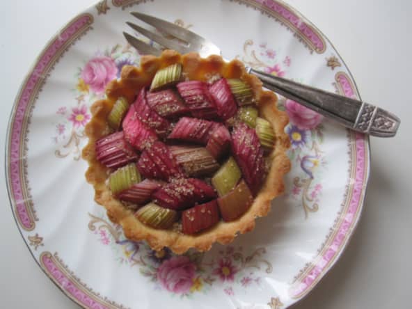 Tartelettes à la rhubarbe