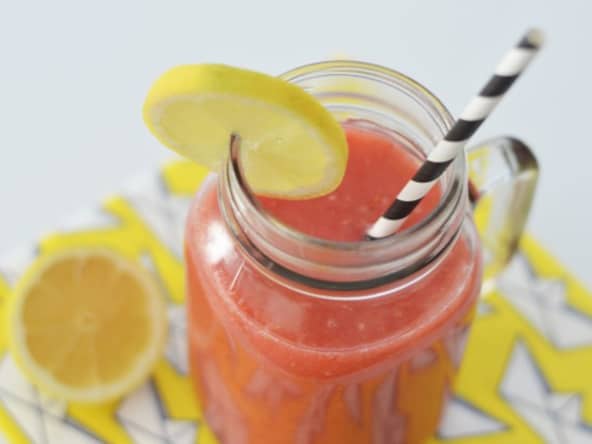 Jus de fraises maison