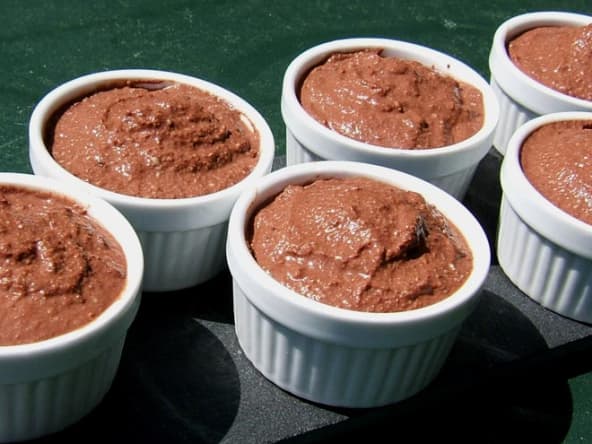 Mousse au chocolat végétalienne