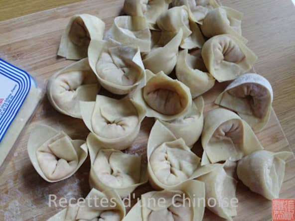 Won ton aux châtaignes d'eau