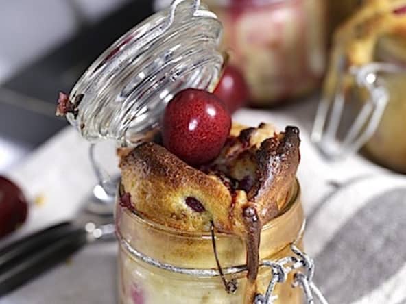 Clafoutis croquants groseilles et cerises