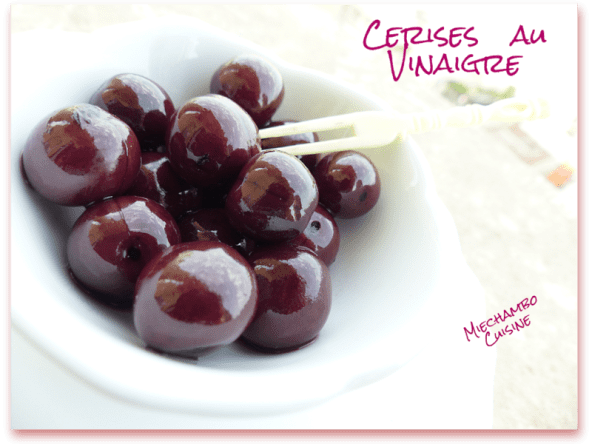 Cerises au vinaigre