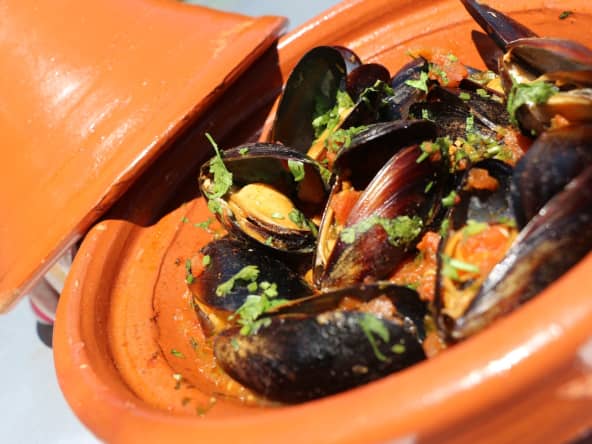 Tajine Marocain aux moules Bouzroug
