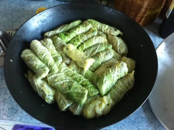 Dolmas arméniens farcis aux choux