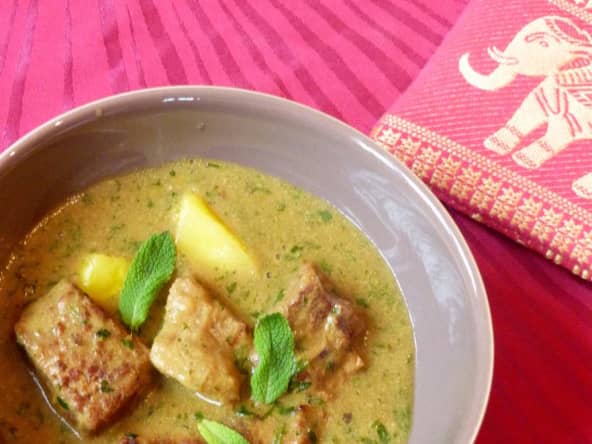 Curry de boeuf, menthe, galanga et citronnelle