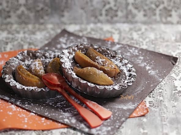 Tartelettes au chocolat et à l'abricot