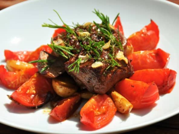 Le Quasi d’Agneau aux Tomates confites