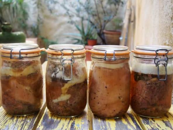 Conserve de jambon blanc