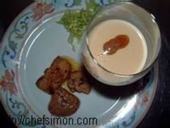 Capuccino de foie gras