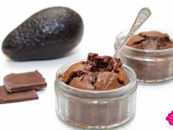 Fondant au chocolat et avocat